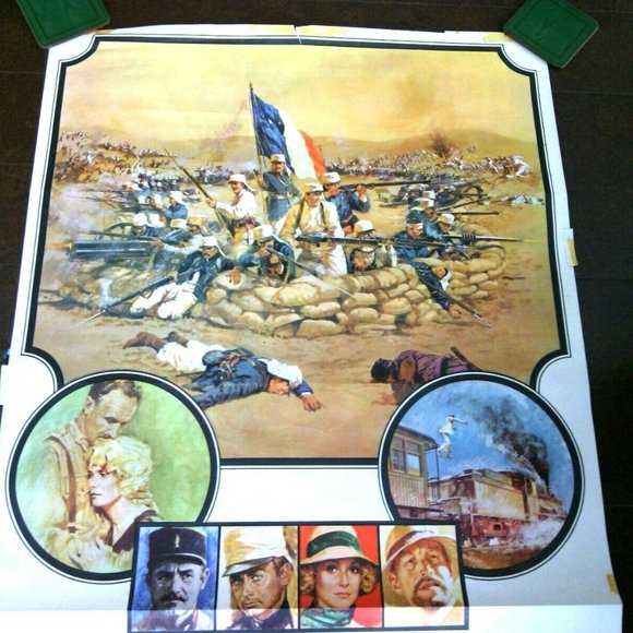 March or Die Vintage Original Movie Posters Authentic Originals Genuine Theater - Picture 2 of 16